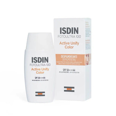 ضدآفتاب رنگی ضدلک ایزدین فوتواولترا 100 اکتیو یونیفای SPF 50+