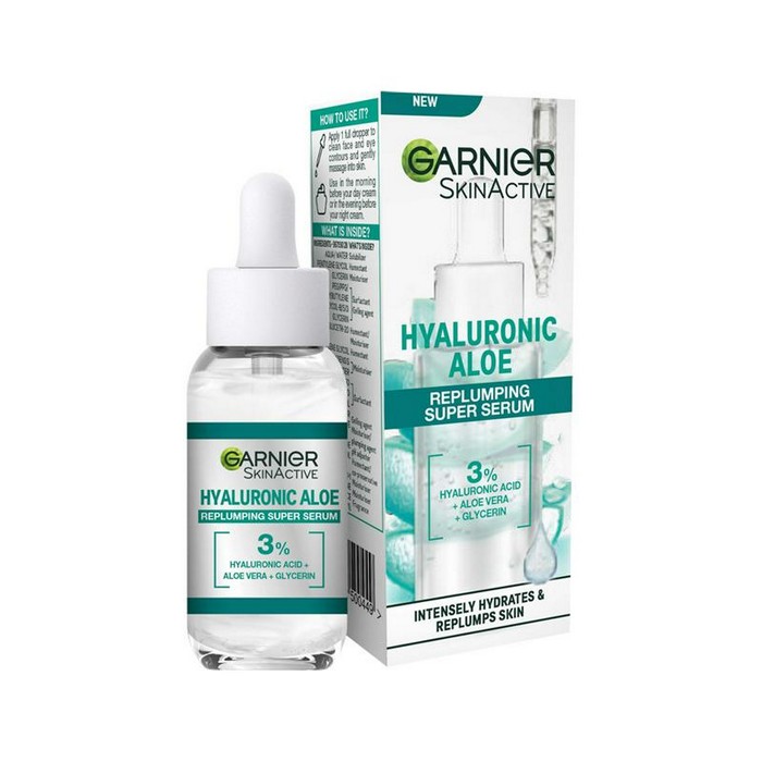سرم آبرسان هیالورونیک اسید و آلوئه‌ورا گارنیه (Garnier)؛ آبرسانی بسیار عمیق و پرفروش