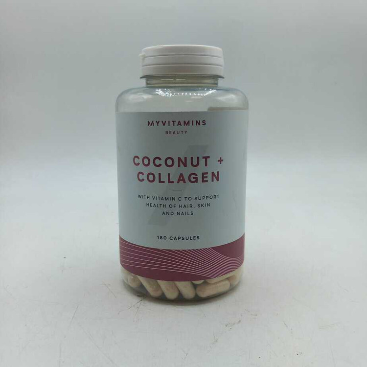 کپسول کوکونات کلاژن و نارگیل مای ویتامینز (Myvitamins) | جوانساز وگن و تقویتکننده پوست و مو (۱۸۰ عددی)