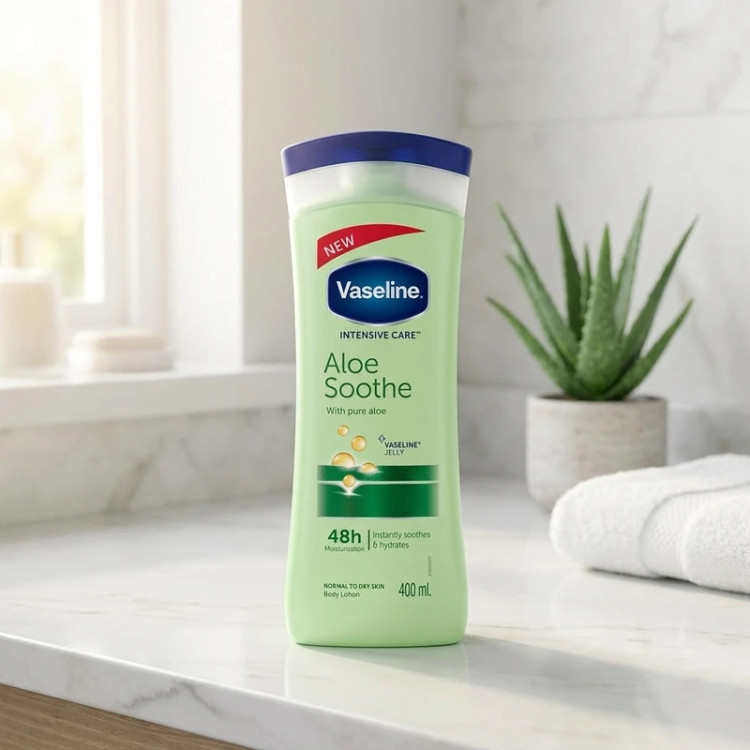 لوسیون بدن وازلین آلوئهورا مدل Aloe Soothe حجم ۴۰۰ میلیلیتر